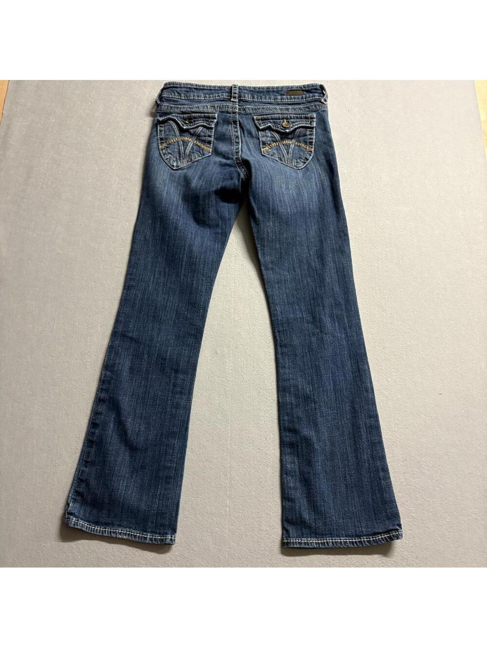 Kut from the Kloth Bootcut Jeans Womens Size 6 Blue Denim Stretch Flap Pocket - Picture 9 of 12